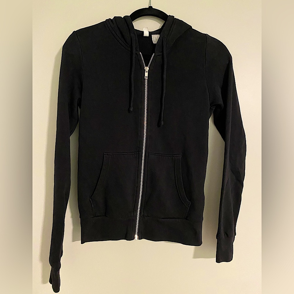 H&M Black Zip Hoodie